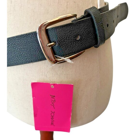 Betsey Johnson Belt Bag Black Pink Floral NWT Medium Large Zipper 7"x5" - Picture 2 of 15